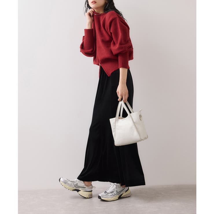 【WEB限定】裾ジップニットプルオーバー | VIS  | 詳細画像10 