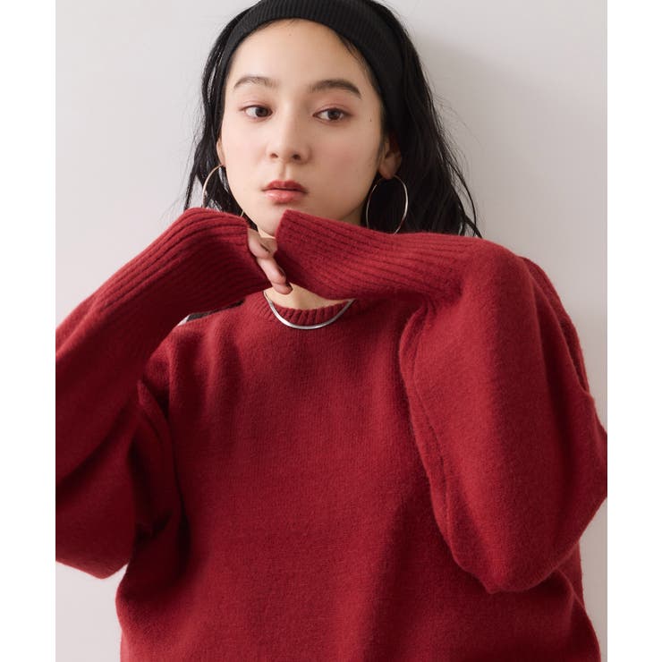 【WEB限定】裾ジップニットプルオーバー | VIS  | 詳細画像14 