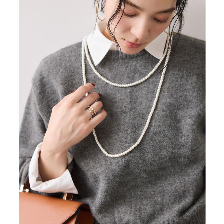 【WEB限定】裾ジップニットプルオーバー | VIS  | 詳細画像18 