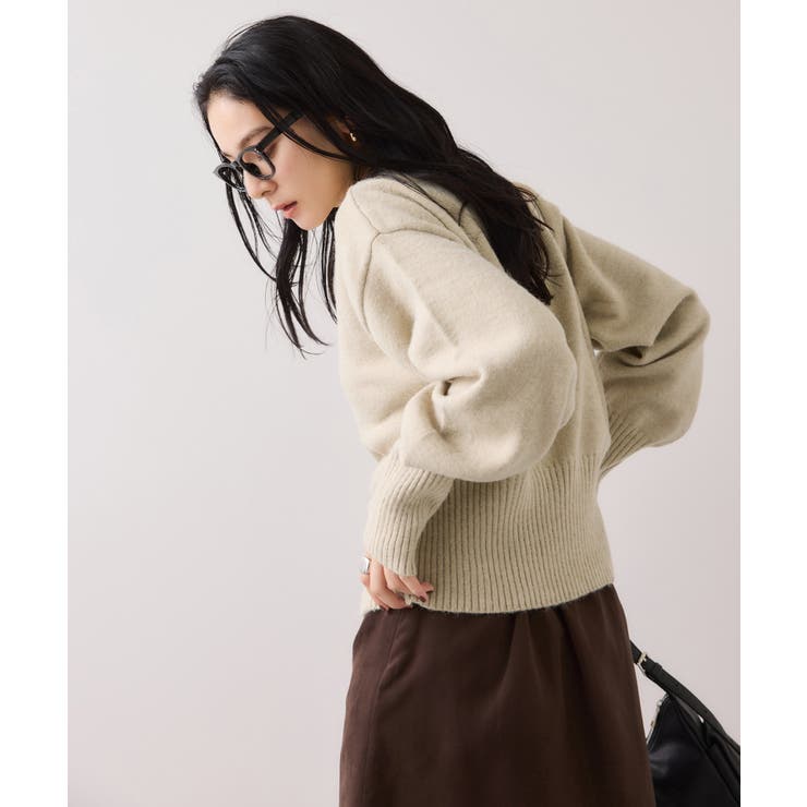 【WEB限定】裾ジップニットプルオーバー | VIS  | 詳細画像21 