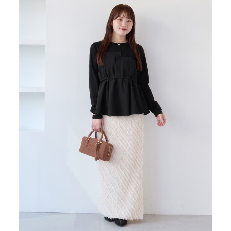 【WEB限定】ビスチェドッキングペプラムロングスリーブTシャツ | VIS  | 詳細画像10 