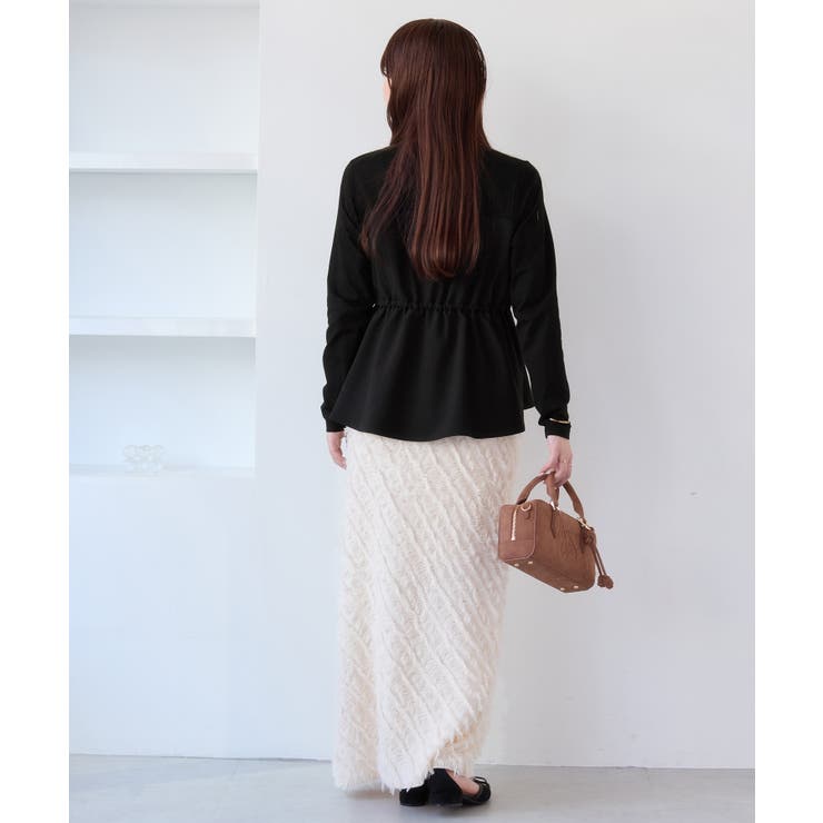 【WEB限定】ビスチェドッキングペプラムロングスリーブTシャツ | VIS  | 詳細画像11 