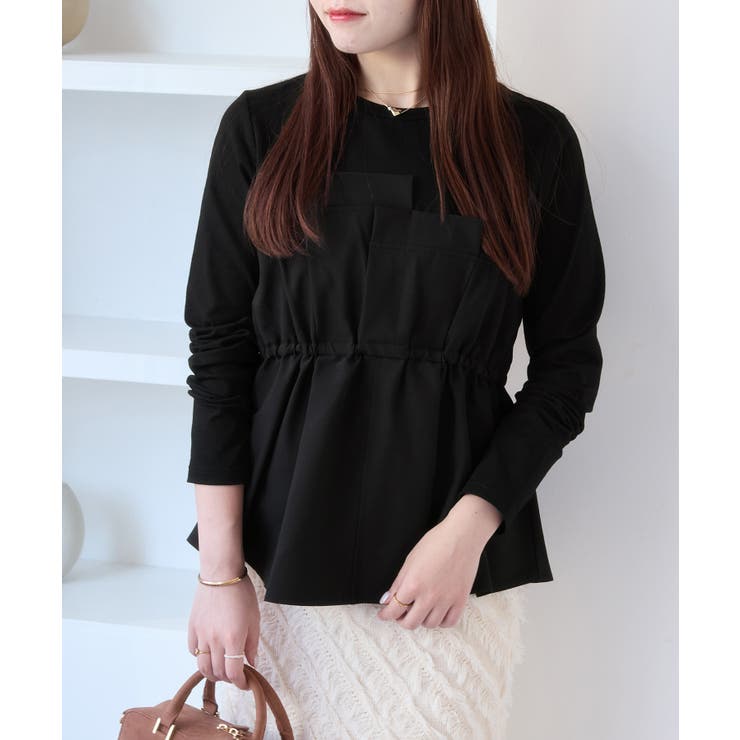 【WEB限定】ビスチェドッキングペプラムロングスリーブTシャツ | VIS  | 詳細画像14 