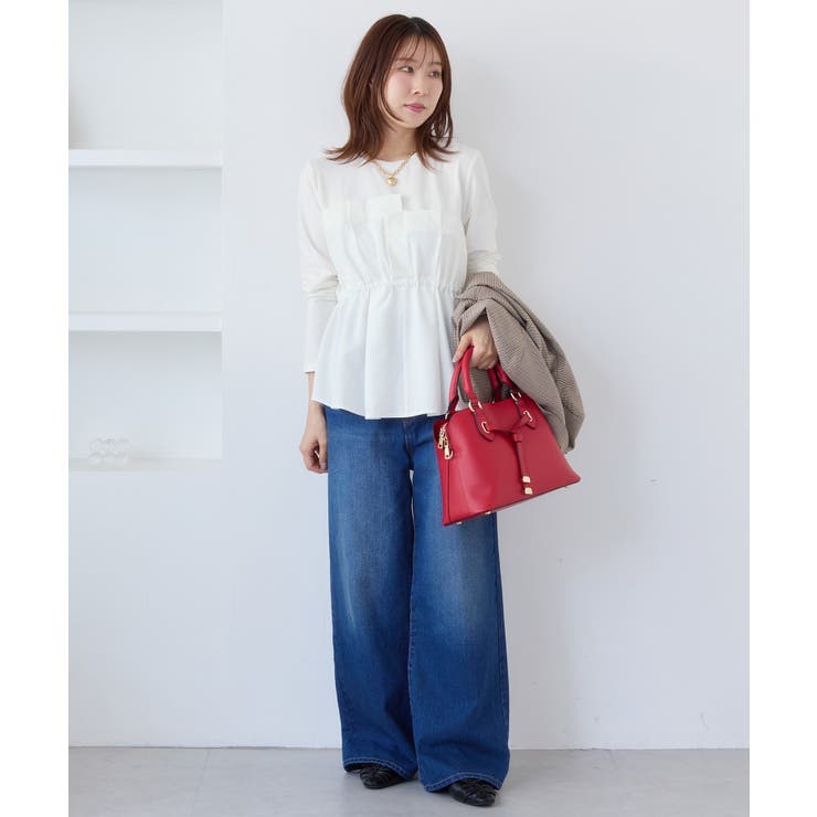 【WEB限定】ビスチェドッキングペプラムロングスリーブTシャツ | VIS  | 詳細画像15 