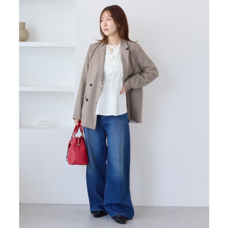 【WEB限定】ビスチェドッキングペプラムロングスリーブTシャツ | VIS  | 詳細画像16 