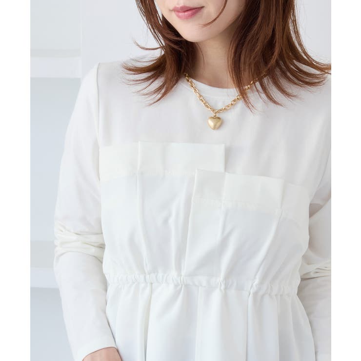 【WEB限定】ビスチェドッキングペプラムロングスリーブTシャツ | VIS  | 詳細画像19 