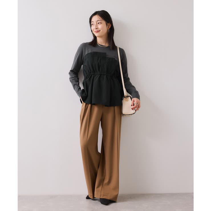 【WEB限定】ビスチェドッキングペプラムロングスリーブTシャツ | VIS  | 詳細画像2 