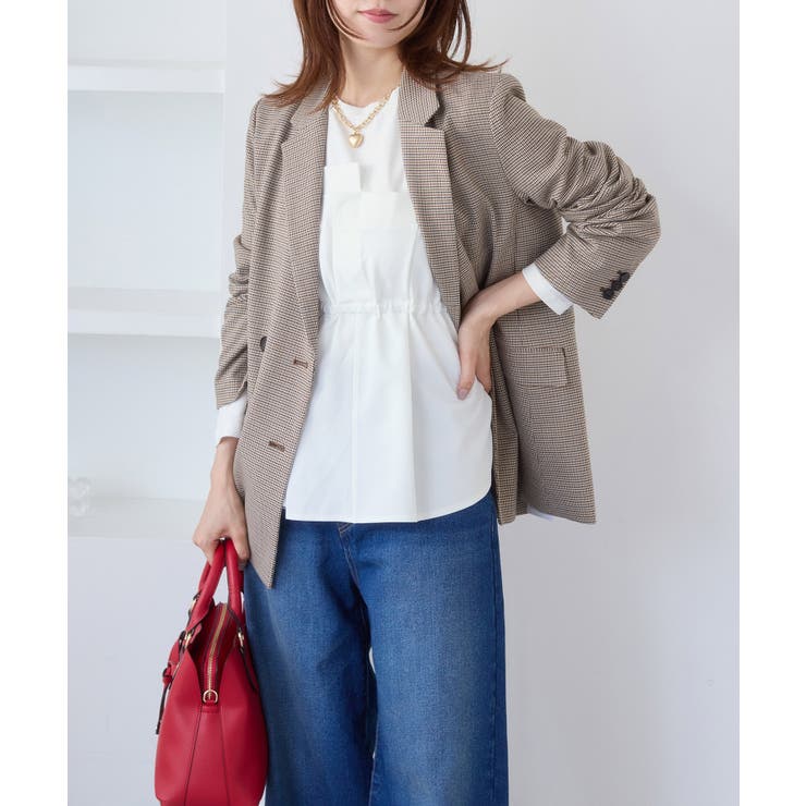 【WEB限定】ビスチェドッキングペプラムロングスリーブTシャツ | VIS  | 詳細画像20 