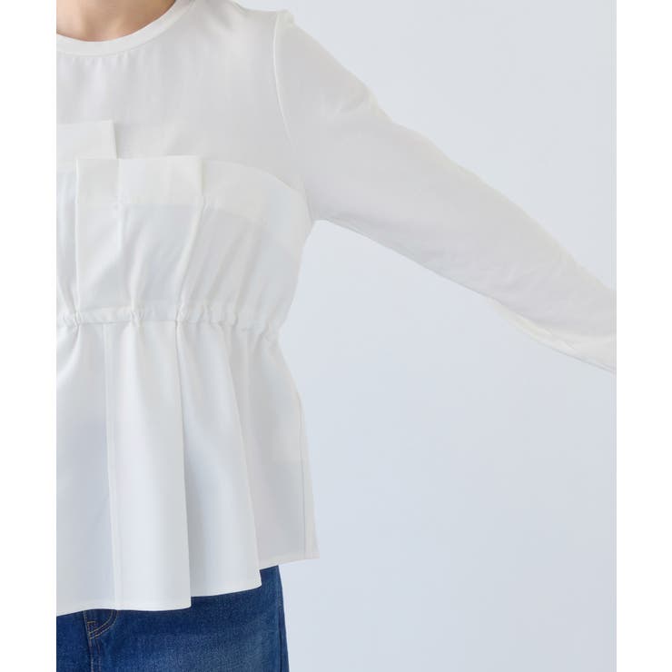 【WEB限定】ビスチェドッキングペプラムロングスリーブTシャツ | VIS  | 詳細画像27 