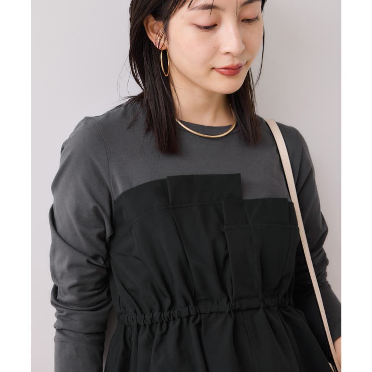 【WEB限定】ビスチェドッキングペプラムロングスリーブTシャツ | VIS  | 詳細画像6 