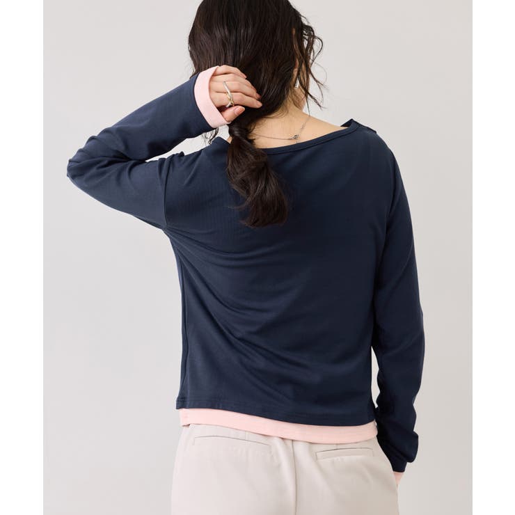 【WEB限定】レイヤードドレーププルオーバー | VIS  | 詳細画像14 