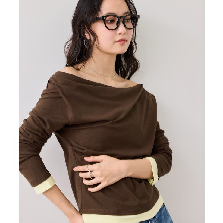 【WEB限定】レイヤードドレーププルオーバー | VIS  | 詳細画像23 