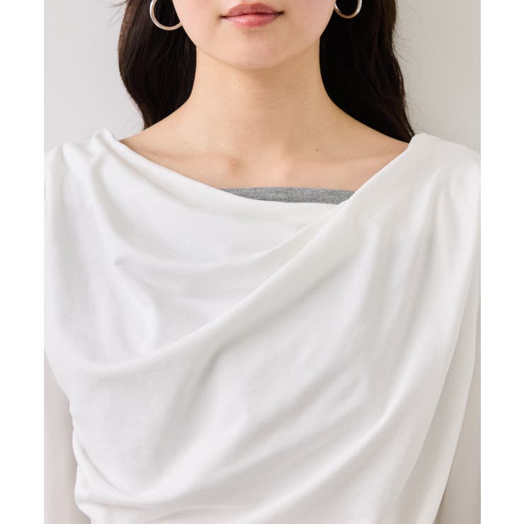 【WEB限定】レイヤードドレーププルオーバー | VIS  | 詳細画像28 