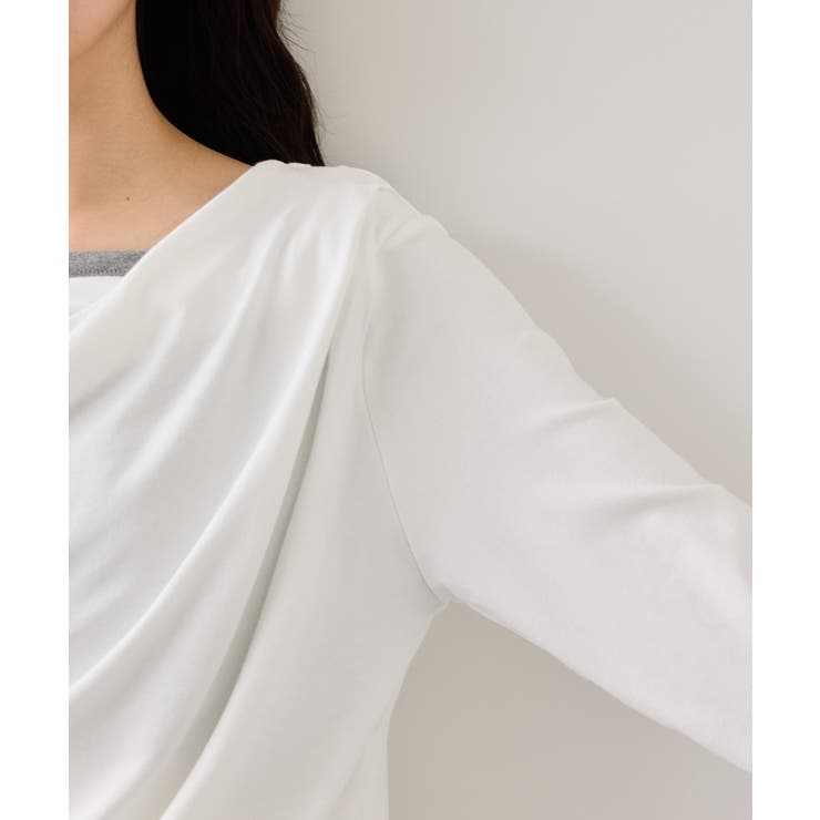 【WEB限定】レイヤードドレーププルオーバー | VIS  | 詳細画像29 