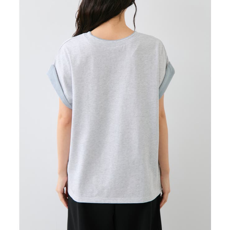 【WEB限定】天竺袖配色Tシャツ | VIS  | 詳細画像19 