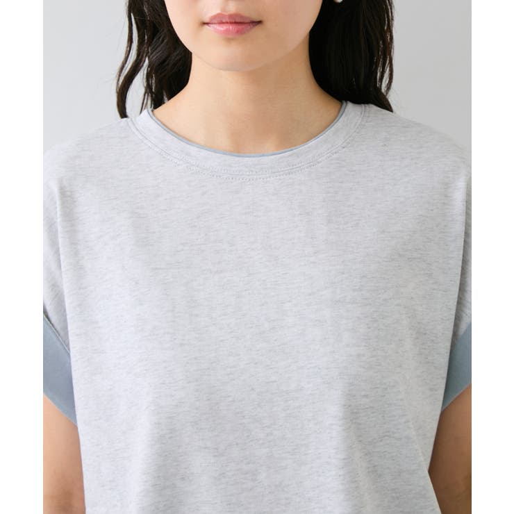 【WEB限定】天竺袖配色Tシャツ | VIS  | 詳細画像20 