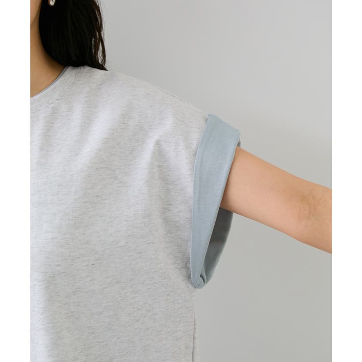 【WEB限定】天竺袖配色Tシャツ | VIS  | 詳細画像21 