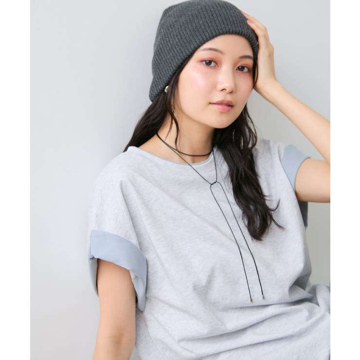 【WEB限定】天竺袖配色Tシャツ | VIS  | 詳細画像5 