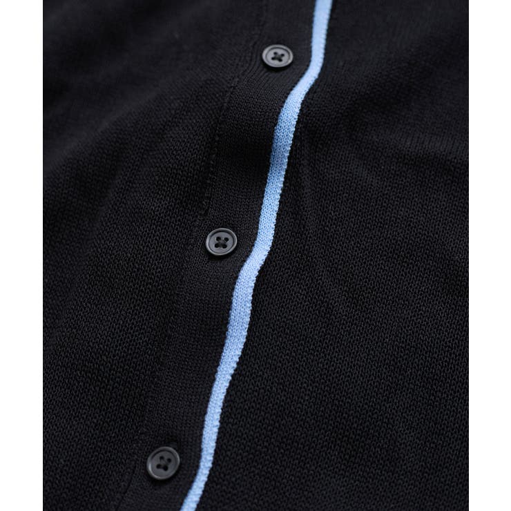 【WEB限定】リネンタッチ配色シアーカーディガン | VIS  | 詳細画像33 