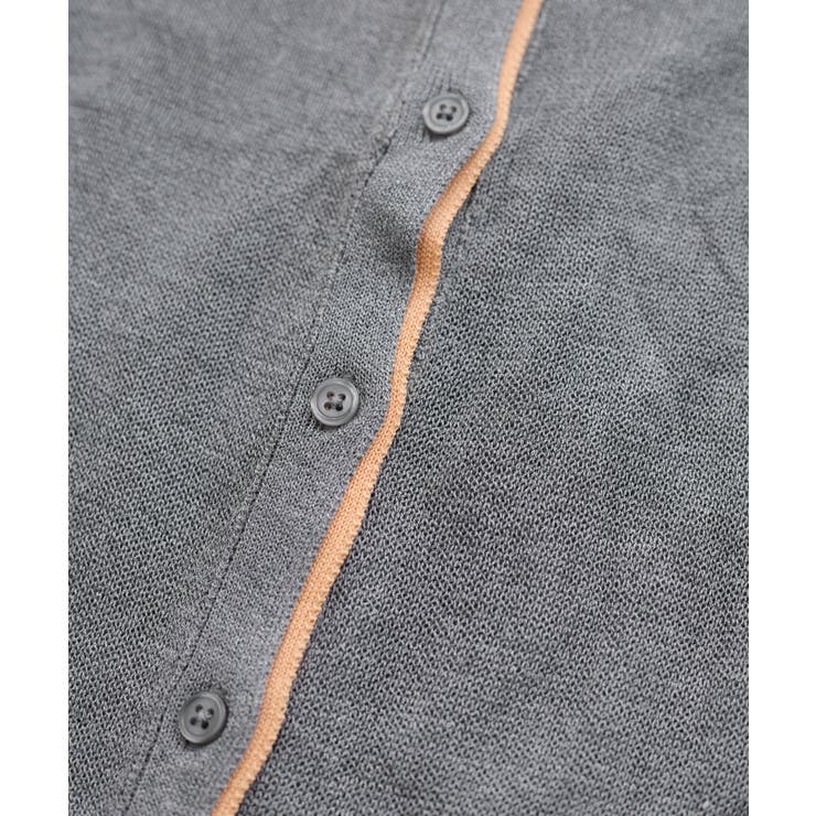 【WEB限定】リネンタッチ配色シアーカーディガン | VIS  | 詳細画像34 