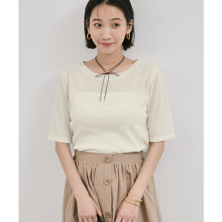 シーアベロア5部袖プルオーバー | VIS  | 詳細画像12 