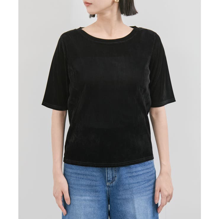 シーアベロア5部袖プルオーバー | VIS  | 詳細画像18 