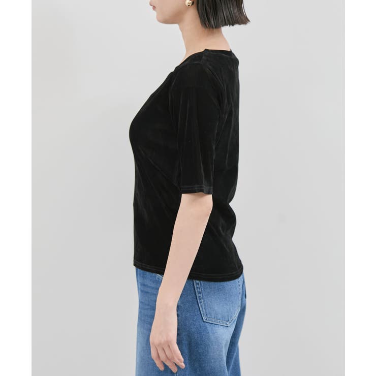 シーアベロア5部袖プルオーバー | VIS  | 詳細画像19 