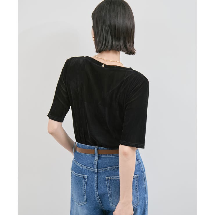 シーアベロア5部袖プルオーバー | VIS  | 詳細画像5 