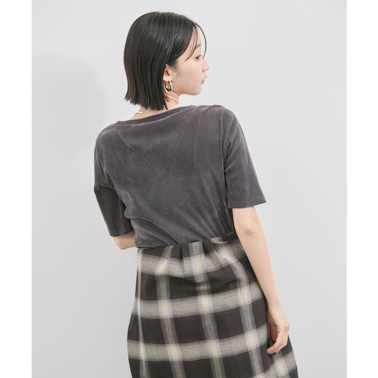 シーアベロア5部袖プルオーバー | VIS  | 詳細画像9 