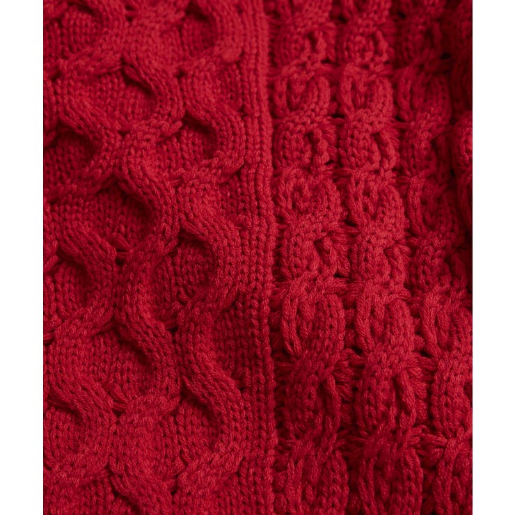 【WEB限定】ローゲージケーブルクロップドニット | VIS  | 詳細画像37 