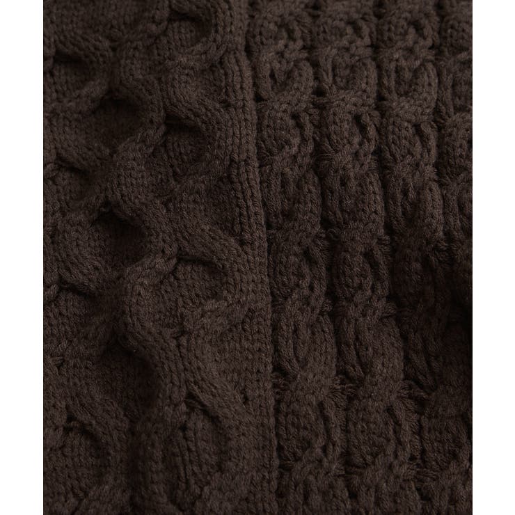 【WEB限定】ローゲージケーブルクロップドニット | VIS  | 詳細画像38 