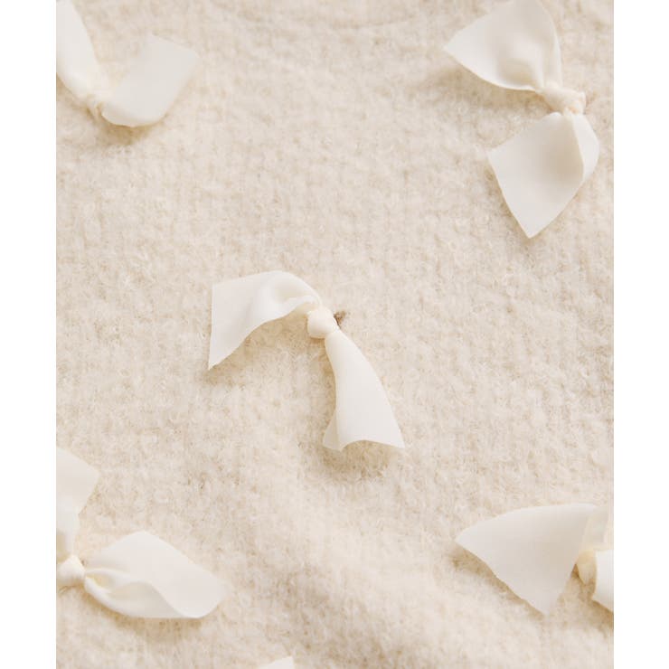 【WEB限定】ゆるっとボリュームリボンモチーフニット | VIS  | 詳細画像22 