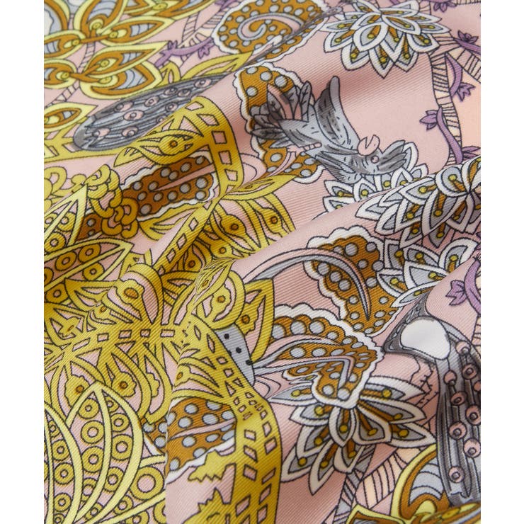 90cmオリエンタル柄スカーフ | VIS  | 詳細画像4 