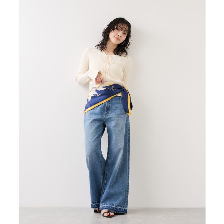 アソート柄スカーフ 90cm | VIS  | 詳細画像7 