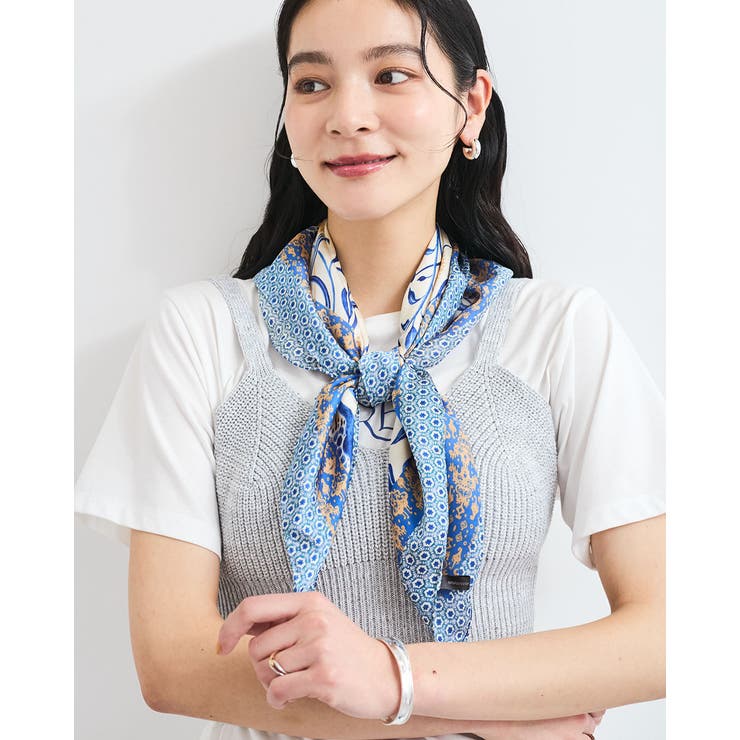 ポムグラネイト柄スカーフ70cm  | VIS  | 詳細画像5 