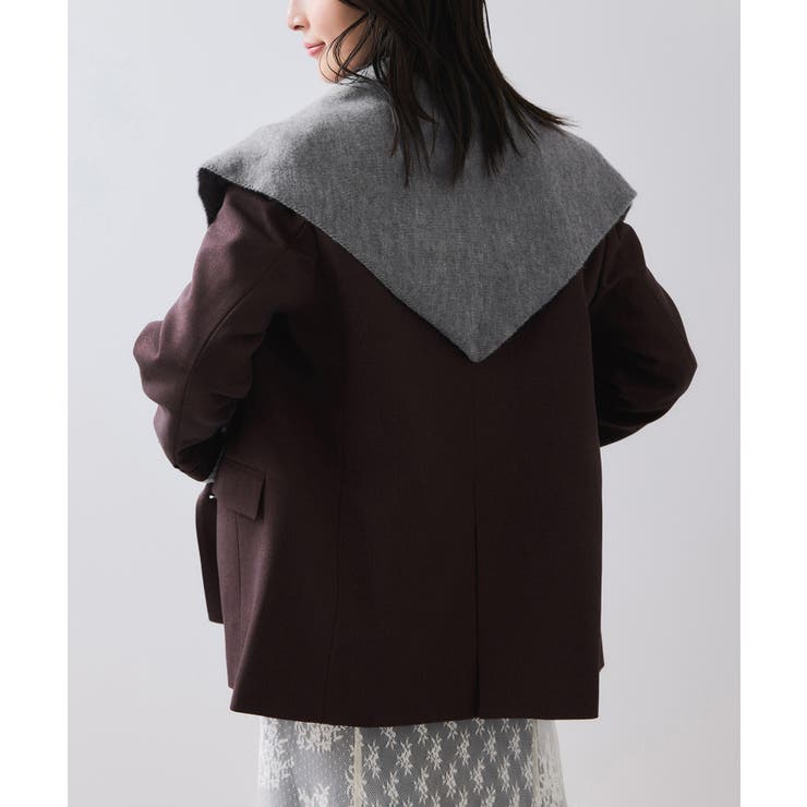 トライアングルニットスカーフ | VIS  | 詳細画像6 