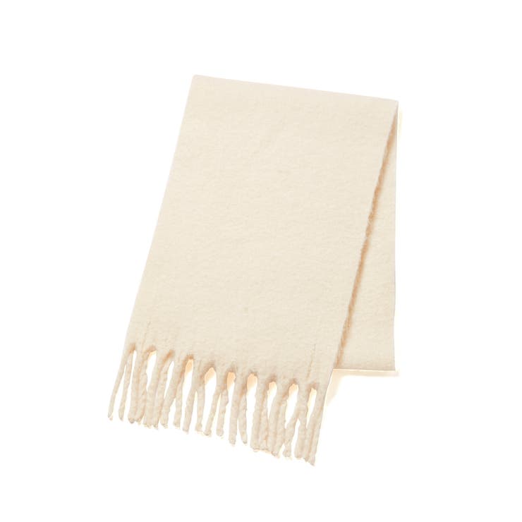 【リサイクルポリ】ふわふわ太フリンジマフラー | VIS  | 詳細画像18 