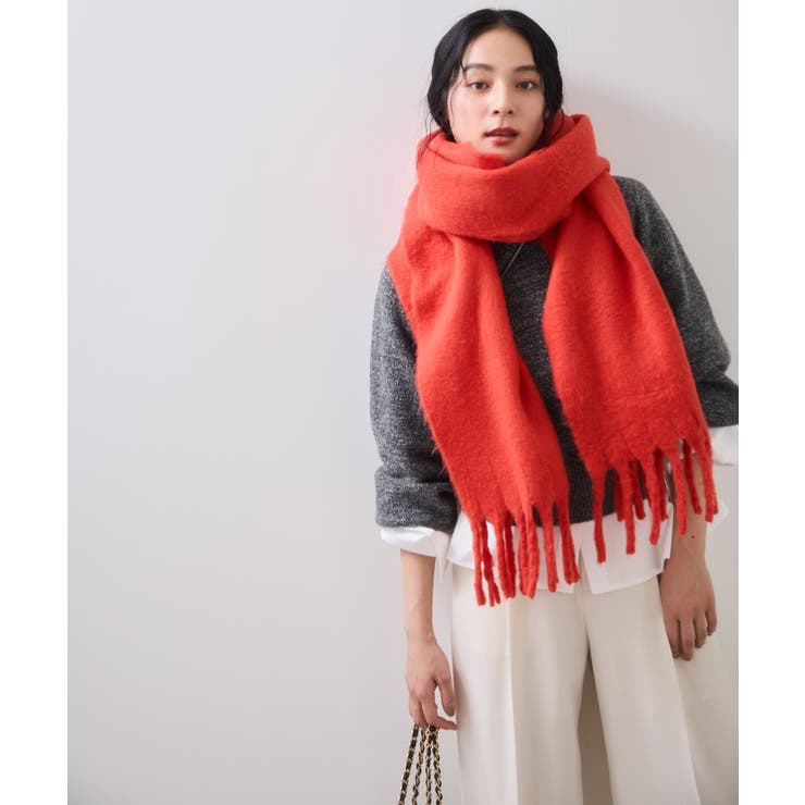 ふわふわフリンジマフラー/静電気防止 | VIS  | 詳細画像11 