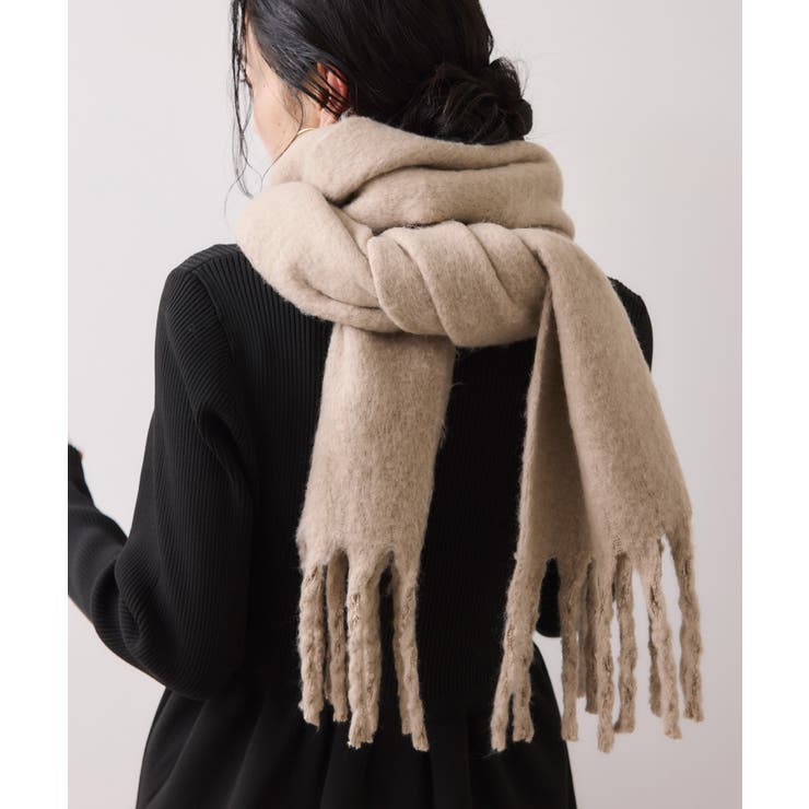 ふわふわフリンジマフラー/静電気防止 | VIS  | 詳細画像15 