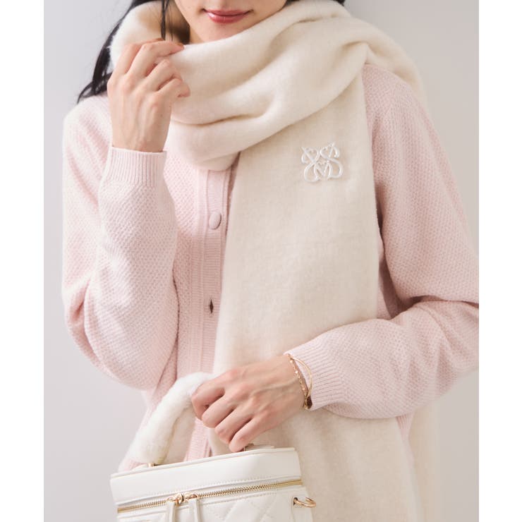 ふわふわフリンジマフラー/静電気防止 | VIS  | 詳細画像3 