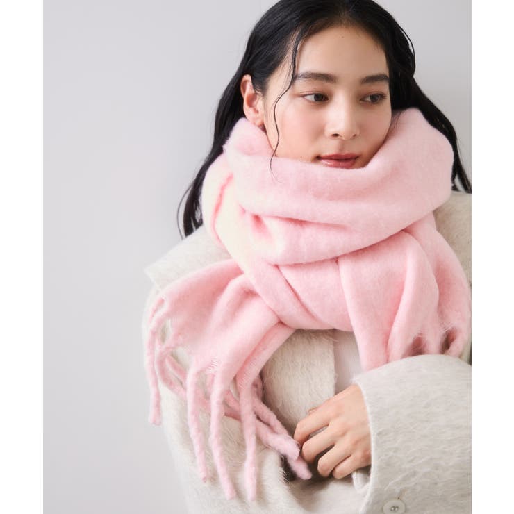 ふわふわフリンジマフラー/静電気防止 | VIS  | 詳細画像6 