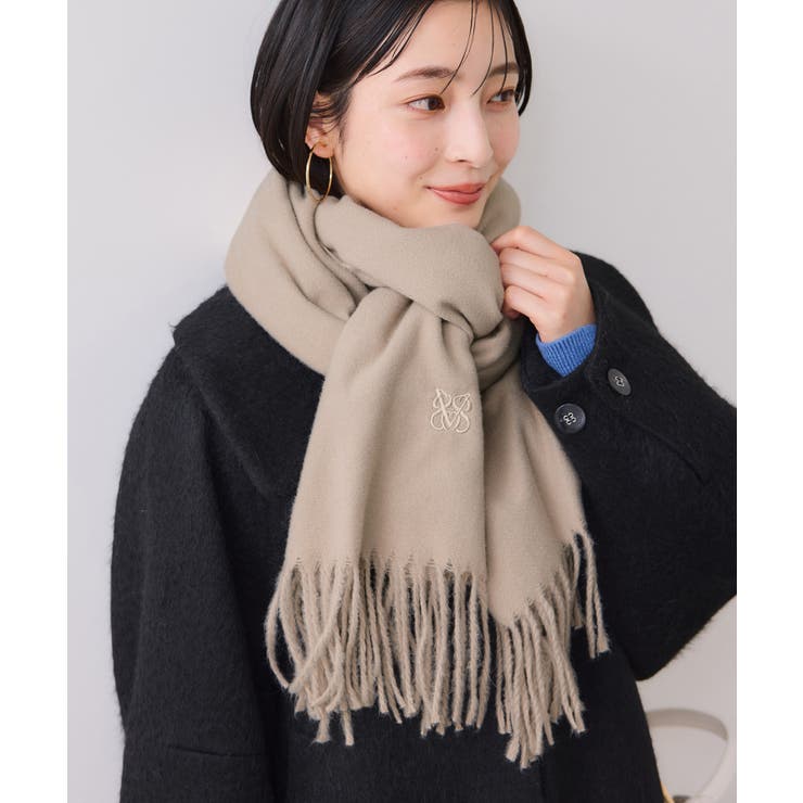 なめらかタッチ刺繍入りストール | VIS  | 詳細画像10 