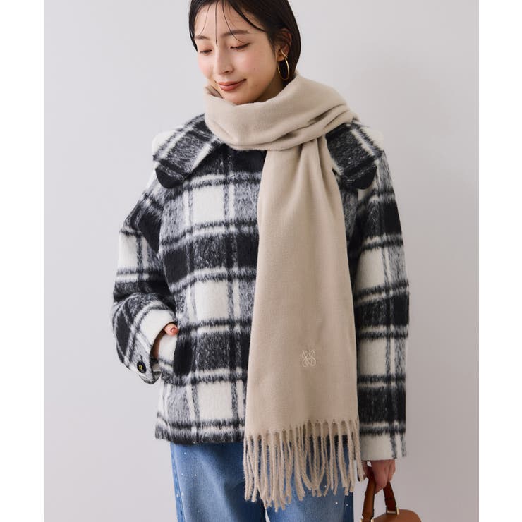 なめらかタッチ刺繍入りストール | VIS  | 詳細画像13 