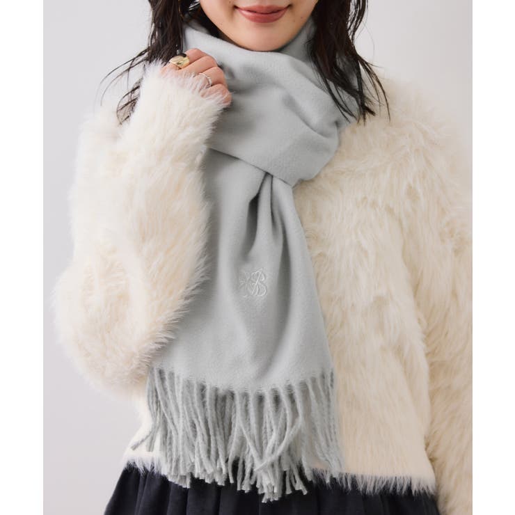 なめらかタッチ刺繍入りストール | VIS  | 詳細画像20 