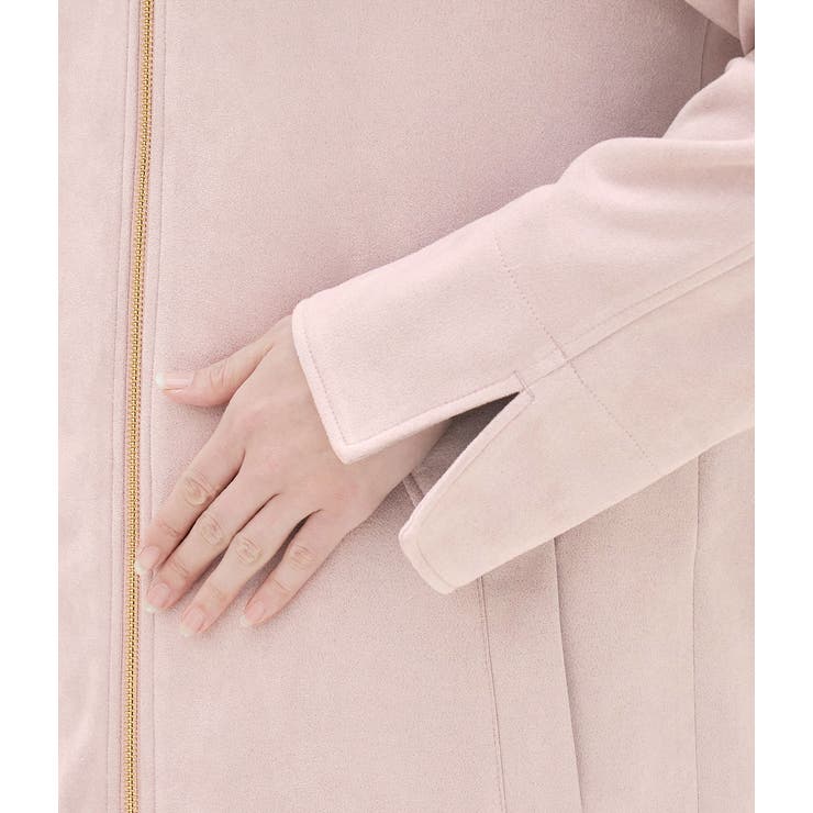 【ドラマ着用】エコスエードノーカラージップアップコート | VIS  | 詳細画像21 