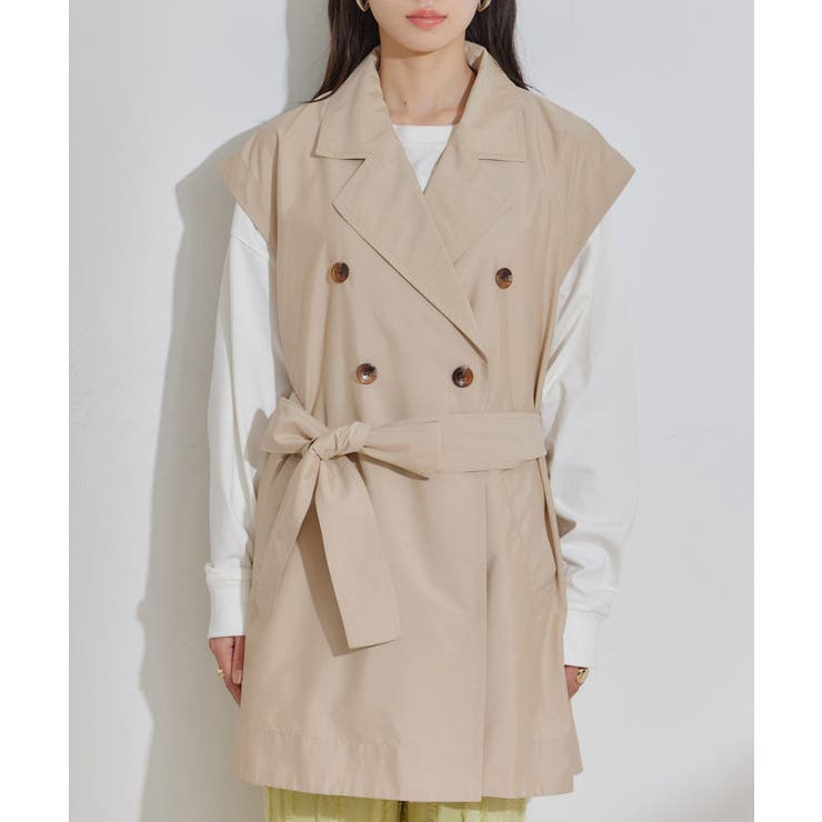 マルチWAYミドル丈ジレトレンチ | VIS  | 詳細画像27 