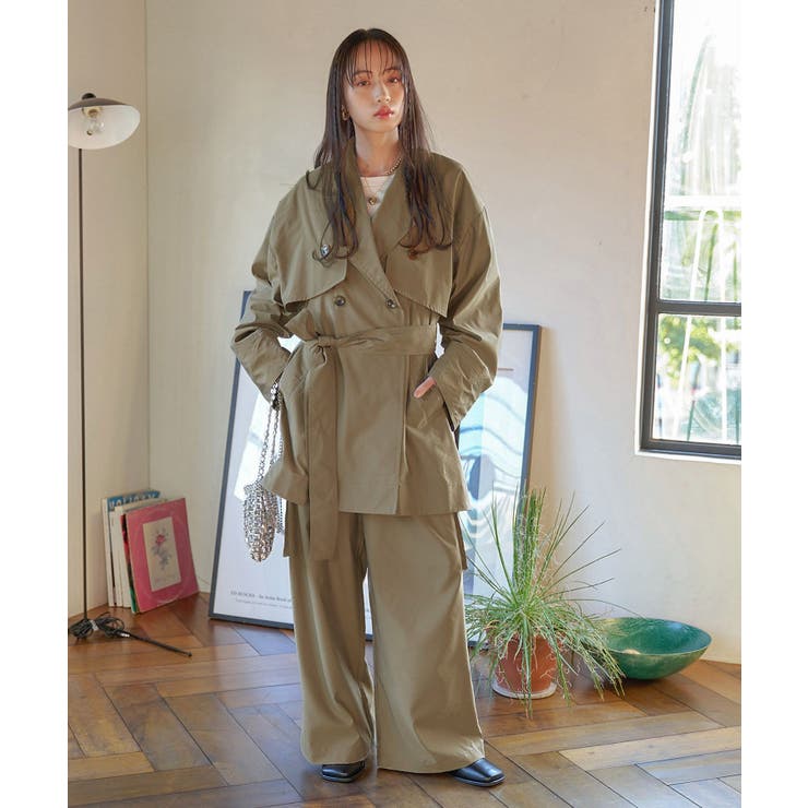 マルチWAYミドル丈ジレトレンチ | VIS  | 詳細画像38 