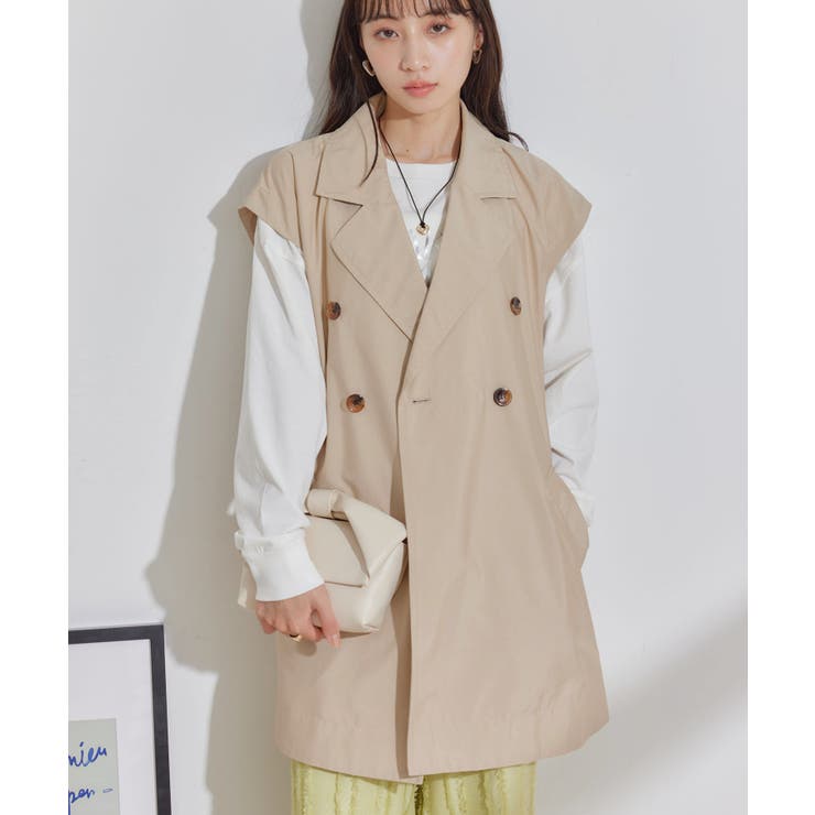 マルチWAYミドル丈ジレトレンチ | VIS  | 詳細画像46 