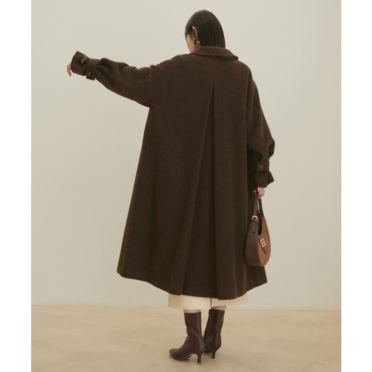 【未使用】JOULES ジュール ベルベット襟 ウールロングコート 定価5,6万 今週末の要CHECKアイテム！ / Super170'sショールカラーロングコート