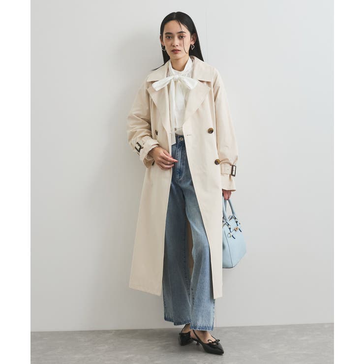 【定番人気】【撥水/UVケア】後ろタックトレンチコート スプリングコート | VIS  | 詳細画像29 